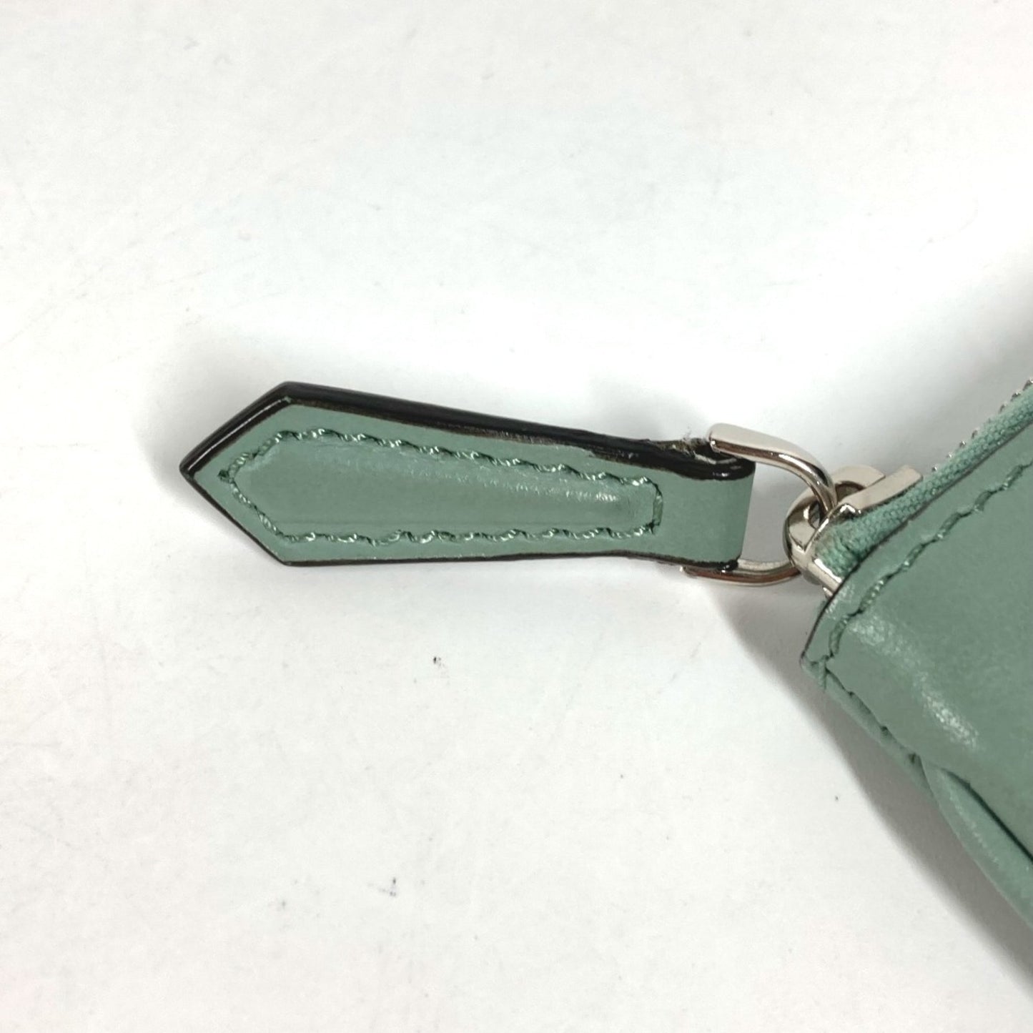 Fendi 8Bs007 Coin Purse Wallet Pouch Green