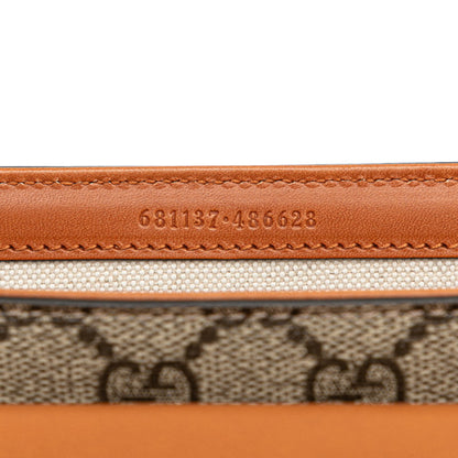 Gucci Gg Supreme Bamboo 1947 Mini Belt Bag/Waist Bag 681137 Beige Brown Pvc Leather
