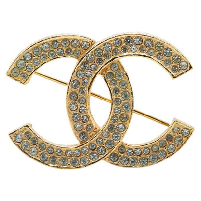 Chanel Coco Mark Rhinestone Brooch