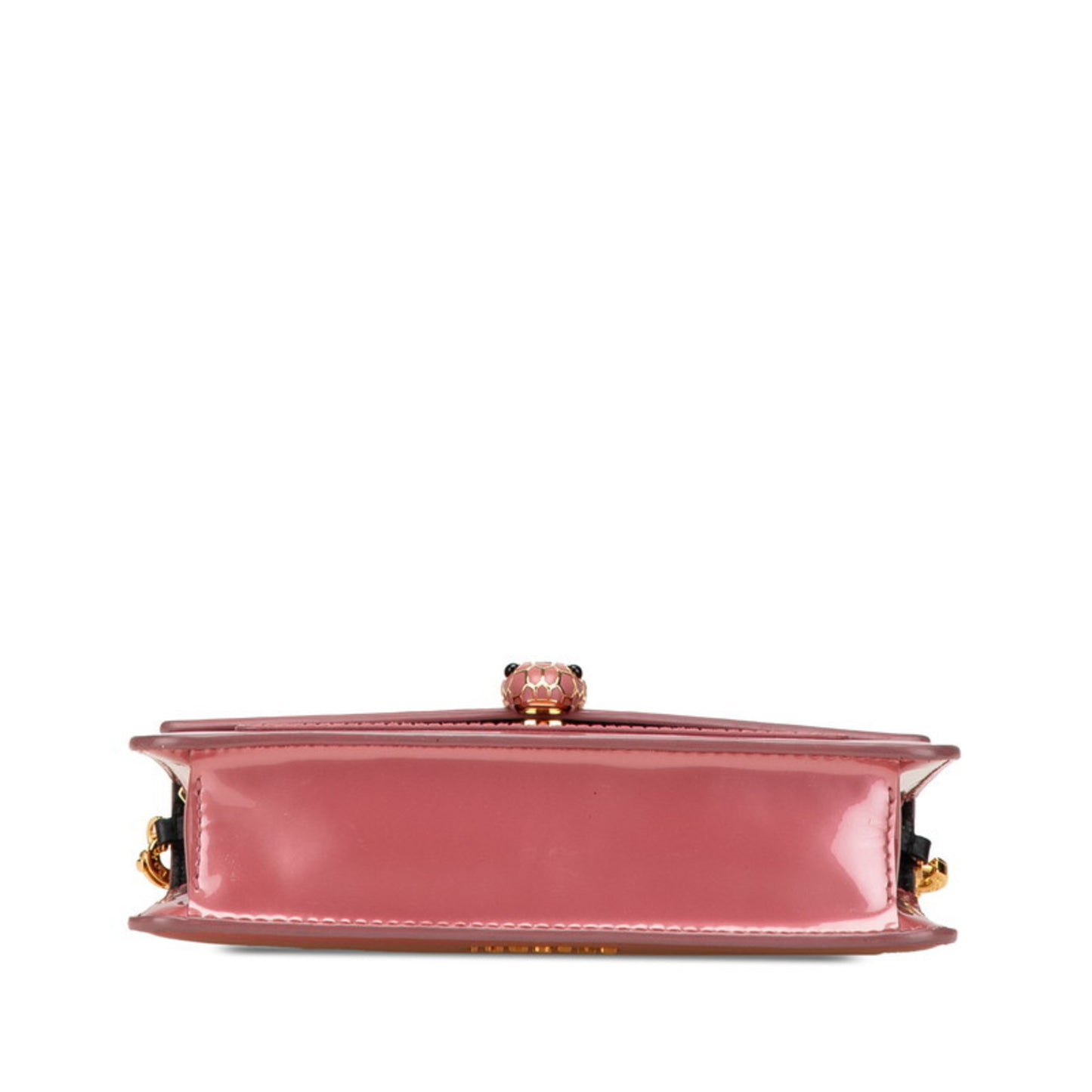 Bvlgari Serpenti Forever Chain Shoulder Bag In Pink Enamel