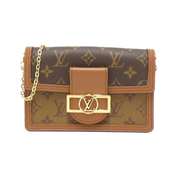 Louis Vuitton Monogram Portefeuille Dauphine M68746 Chain Wallet