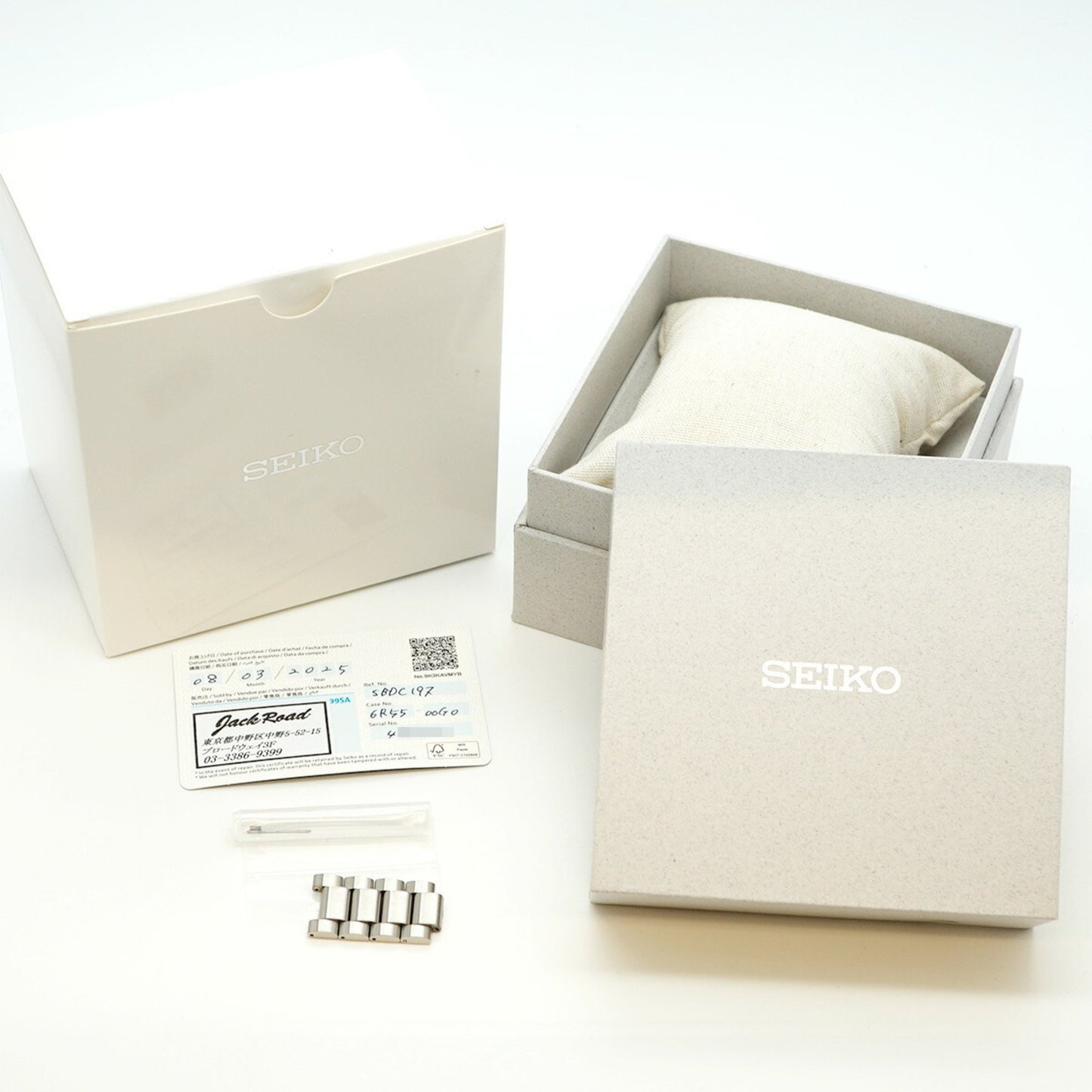 Seiko Prospex 6R55-00G0 Sbdc197 Black Dial