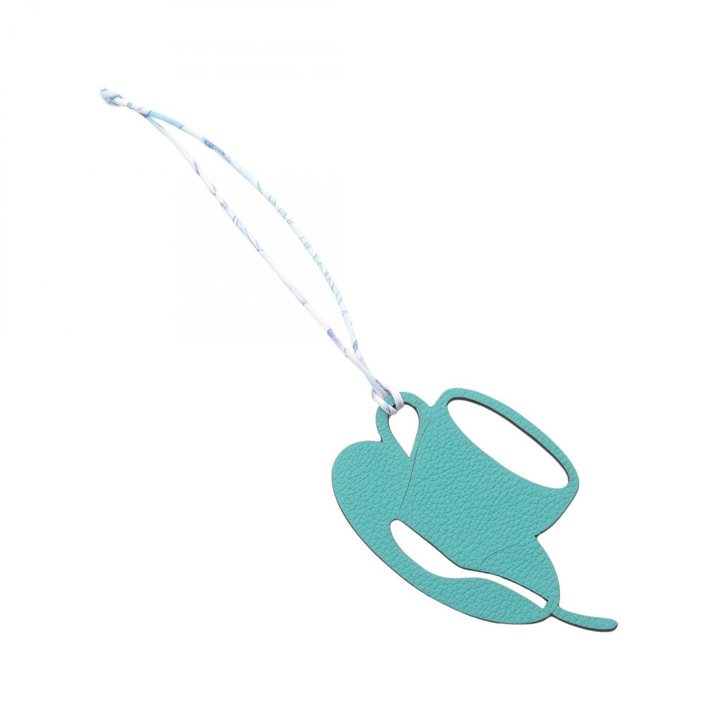 Hermes Herms Petit H Coffee Cup Charm Accessory Taurillon Clemence Chevre