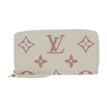 Louis Vuitton Louis Vuitton Zippy Wallet Long M81914 Monogram Empreinte Cream Rose Trianon Round