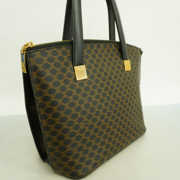 Celine Macadam Handbag In Black