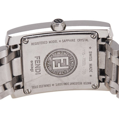 Fendi Horologi Classico Watch 7000L Quartz Pink Dial Stainless Steel