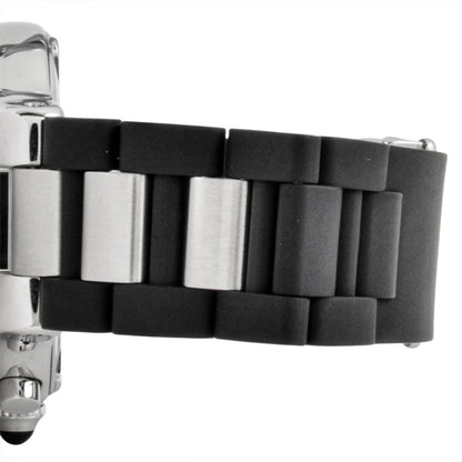 Cartier Must 21 Chronoscaph Vantianne 2424 W10125U2 Quartz Watch With Black Dial And Stainless Steel