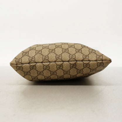 Gucci Gg Supreme Sherry Line Shoulder Bag 246413 Brown Champagne