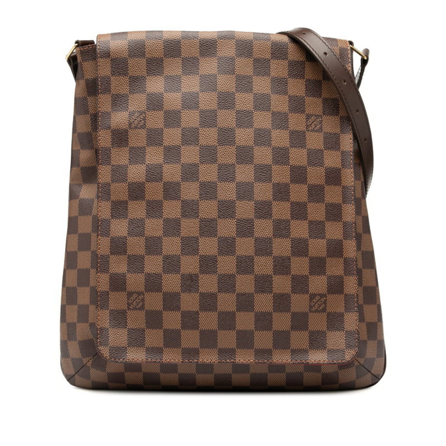 Louis Vuitton Damier Musette Shoulder Bag N51302 Brown Leather