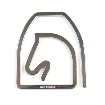 Hermes Z4140 Equestre Logo Engraved Horse-Shaped Bill Clip/Money Clip