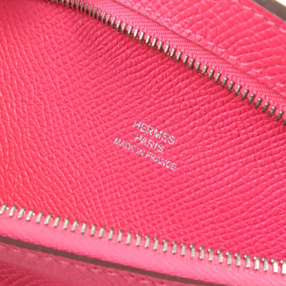 Hermes 073760Ck8W Epsom Rose Azalee Surf Motif Pencil Case