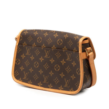 Louis Vuitton Monogram Sologne Shoulder Bag M42250 Brown Leather