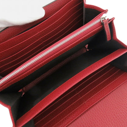 Gucci Dionysus Chain Wallet 401231 Leather Red Shoulder Bag 0828Gucci