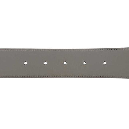 Gucci Belt Ec-24406 Gray Interlocking 546386 Ap00G 85 34 480199 Waist 90Cm Leather Gucci Gg Buckle
