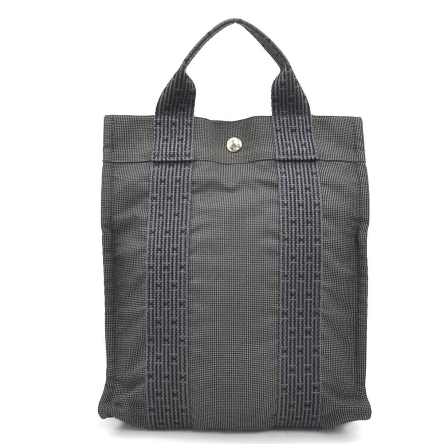 Hermes Herms Air Line Ad Pm Backpack In Dark Gray And Silver