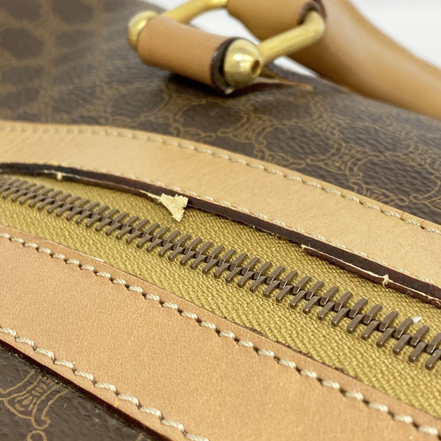 Celine Boston Bag Macadam Brown