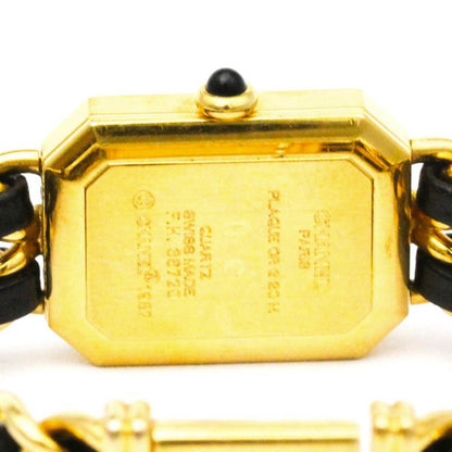 Chanel Premiere Size M Gold Plated Quartz