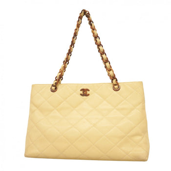 Calfskin Chanel Tote Bag Grained