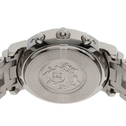 Herms Cl1.310 Clipper Chronograph Watch In Stainless Steel/Ss