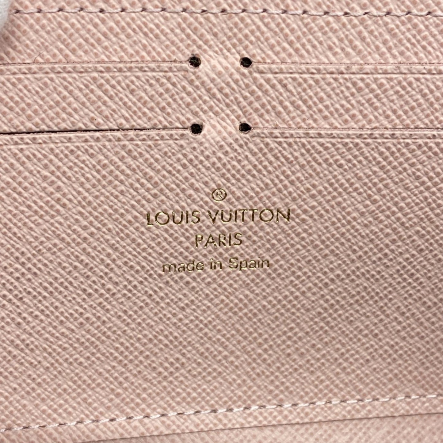 Louis Vuitton Monogram Portefeuille Clemence Long Wallet M61298 Brown Rose Ballerine