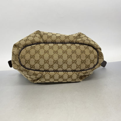 Gucci Gg Canvas Shoulder Bag 388930 Brown