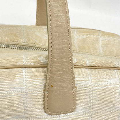 Chanel New Travel Nylon Beige Handbag