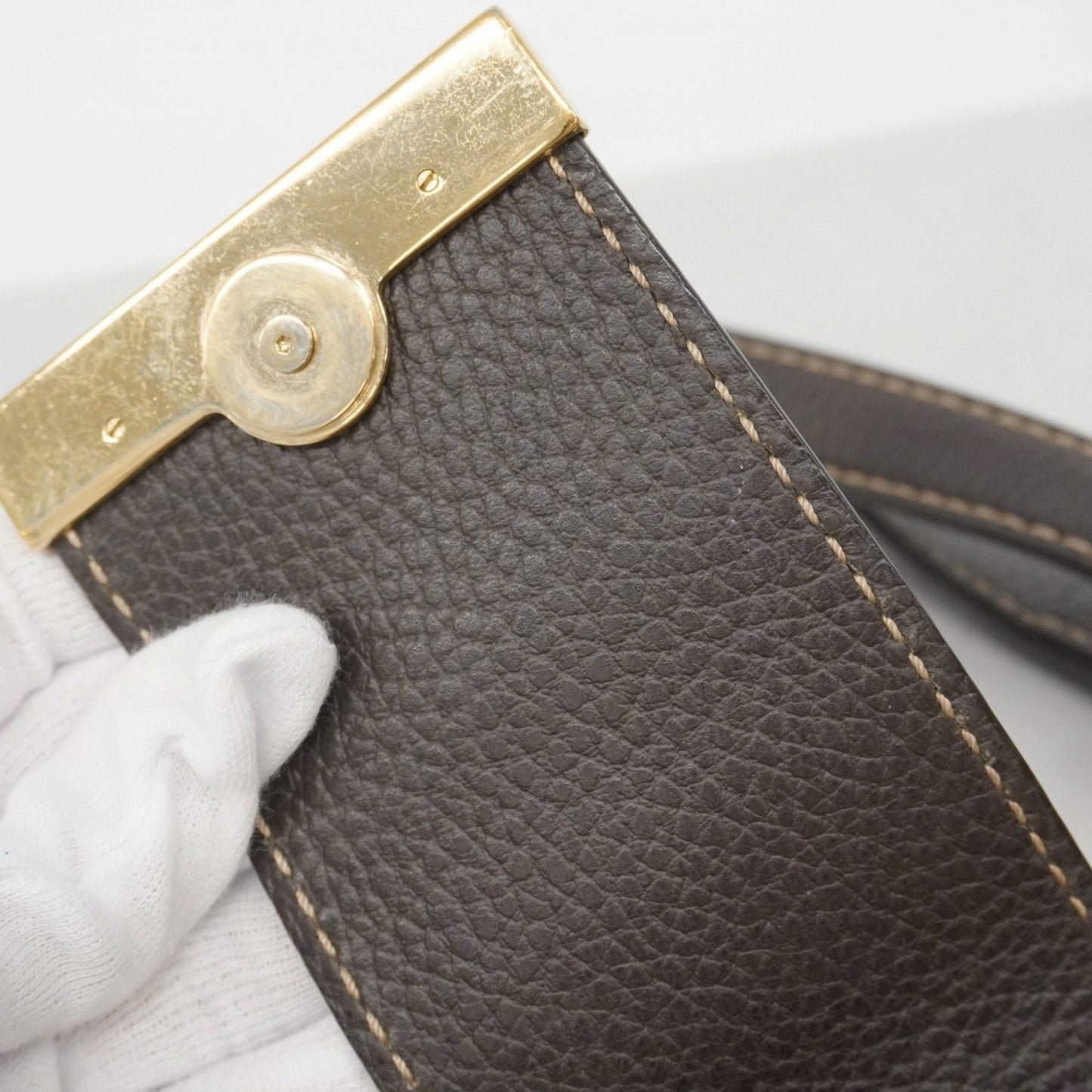 Gucci Gg Canvas Handbag 364835 Brown