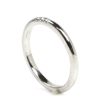Tiffany&Co. Tiffany Pt950 Platinum Classic Band 3P Diamond Ring 61000895 Size 10 3.4G