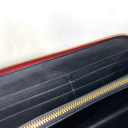 Loewe Round Long Wallet Red Gold Repeat Anagram 107N55.F13 Leather Gp Loewe Embossed
