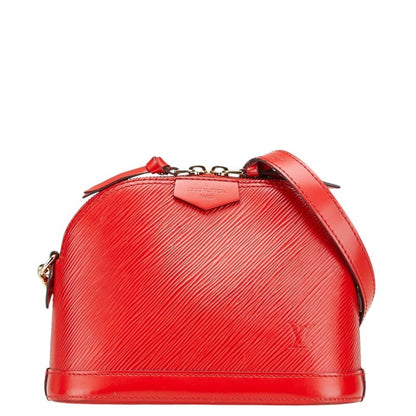 Louis Vuitton Epi Alma Mini Shoulder Bag M51404 Cocorico Red Leather
