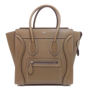 Celine Luggage Micro Tote Bag In Calfskin