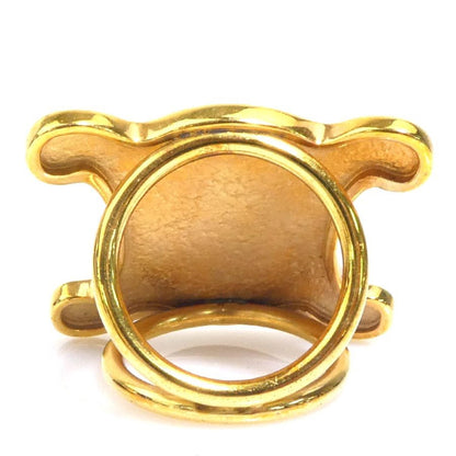 Celine Scarf Ring Metal Gold