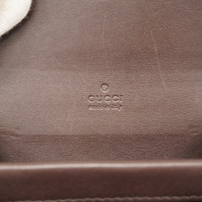 Gucci Wallet/Coin Case Guccissima 120964 Light Brown Leather