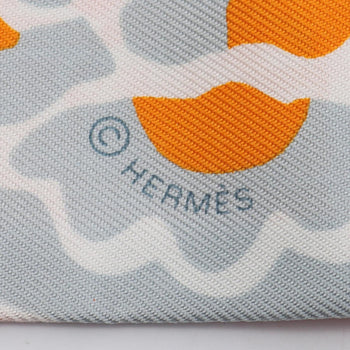 Hermes Herms Twilly Bingata Silk Scarf For Women