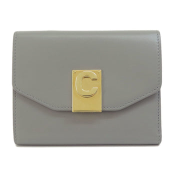 Celine C Hardware Bifold Wallet Leather