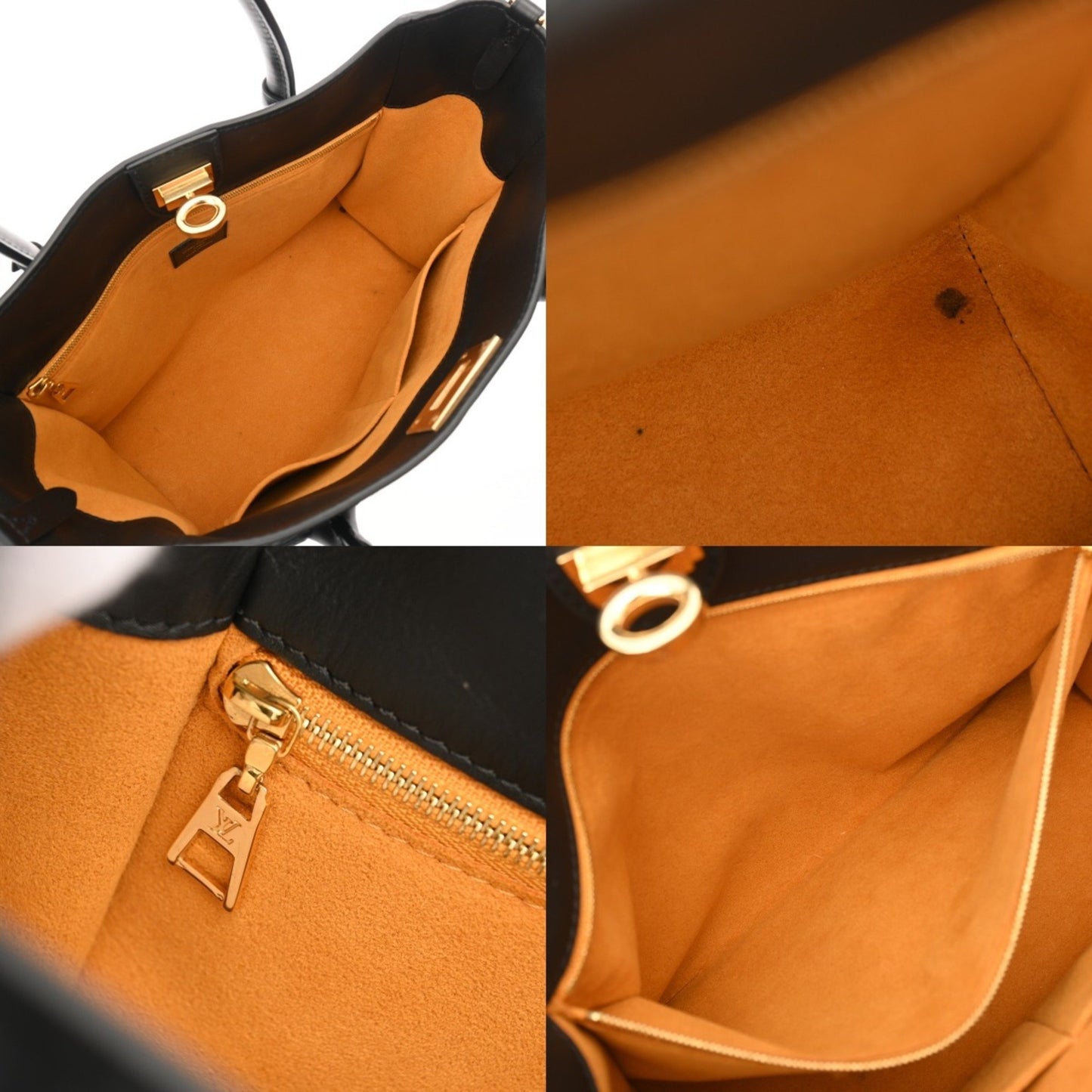 Louis Vuitton Monogram On My Side Mm 2-Way Noir M53826