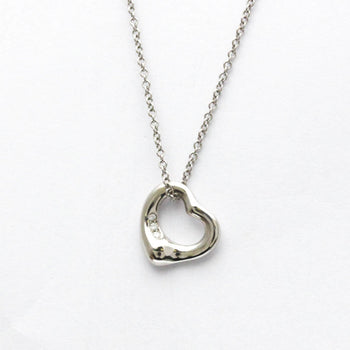 Tiffany Open Heart Necklace With Diamonds Platinum Diamond Men