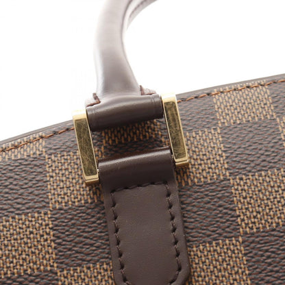 Louis Vuitton Louis Vuitton Saria Horizontal Handbag Bag Coated Canvas Leather Damier