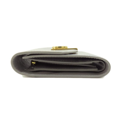 Celine C Hardware Bifold Wallet Leather