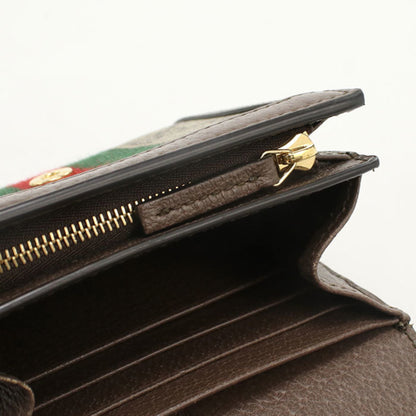 Gucci Gg Ophidia Bifold Wallet (598662) In Beige