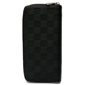 Louis Vuitton Zippy Wallet Vertical N63548 Damier Infinie Noir (Black) S-158507