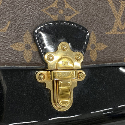 Louis Vuitton Monogram Portefeuille Cherrywood Long Wallet M62558 Black/Brown