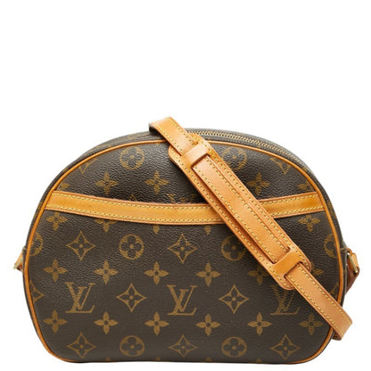 Louis Vuitton Monogram Blois Crossbody Shoulder Bag M51221 Brown Leather