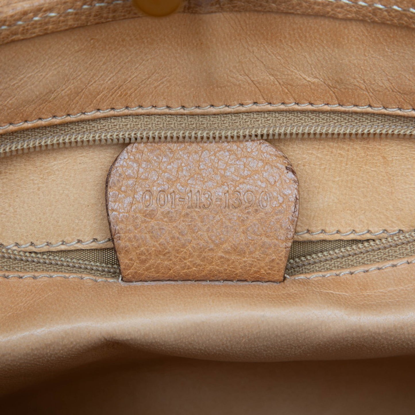 Gucci Jackie Handbag/Shoulder Bag 001 113 1390 Beige/Brown Canvas/Leather