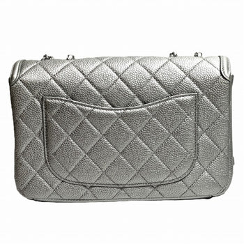 Chanel Matelasse Chain Shoulder Bag In Metallic Silver