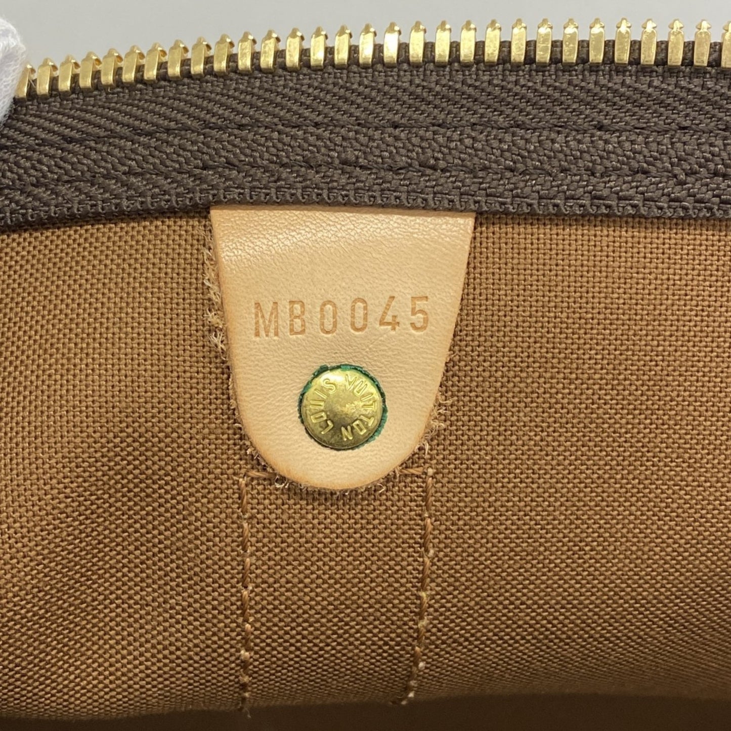 Louis Vuitton Monogram Keepall 55 Boston Bag M41424 Brown