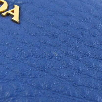 Prada 6-Key Case 1Pg222 Blue Leather