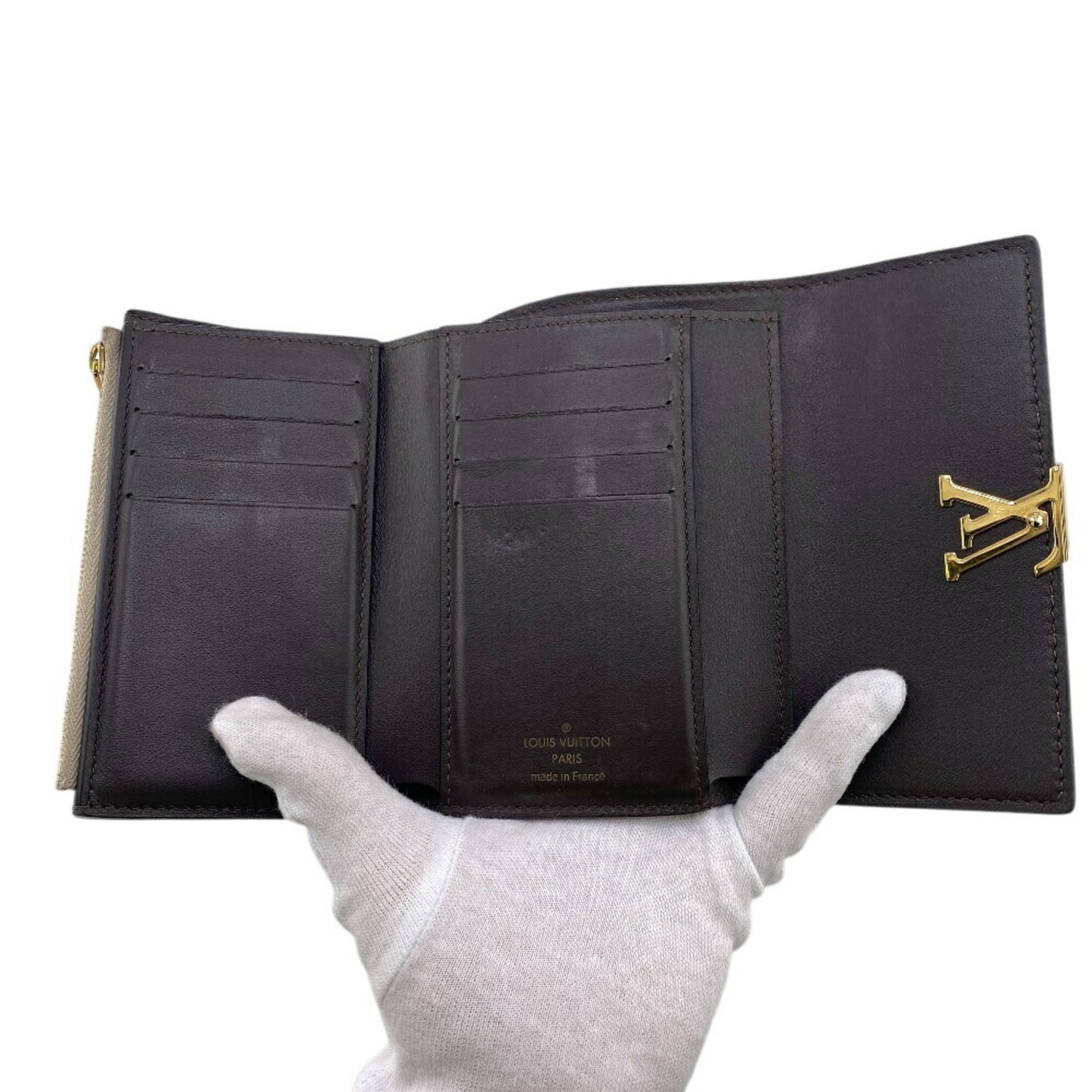 Louis Vuitton M62159 Portefeuille Capucines Compact Wallet Lv Tri-Fold Beige