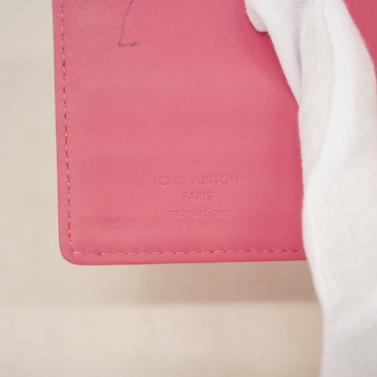 Louis Vuitton Vernis Agenda Pm Planner Cover R2101F Framboise