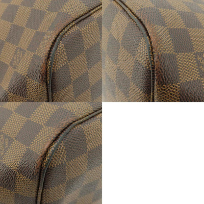 Louis Vuitton N41358 Neverfull Mm Damier Ebene Tote Bag Canvas